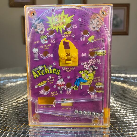 Vintage 1987 The New Archies Pinball/Pachinko Handheld Game Jughead/Archie - Picture 7 of 11